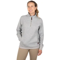 Aerion Adelia Quarter Zip Quilt Sweatshirt