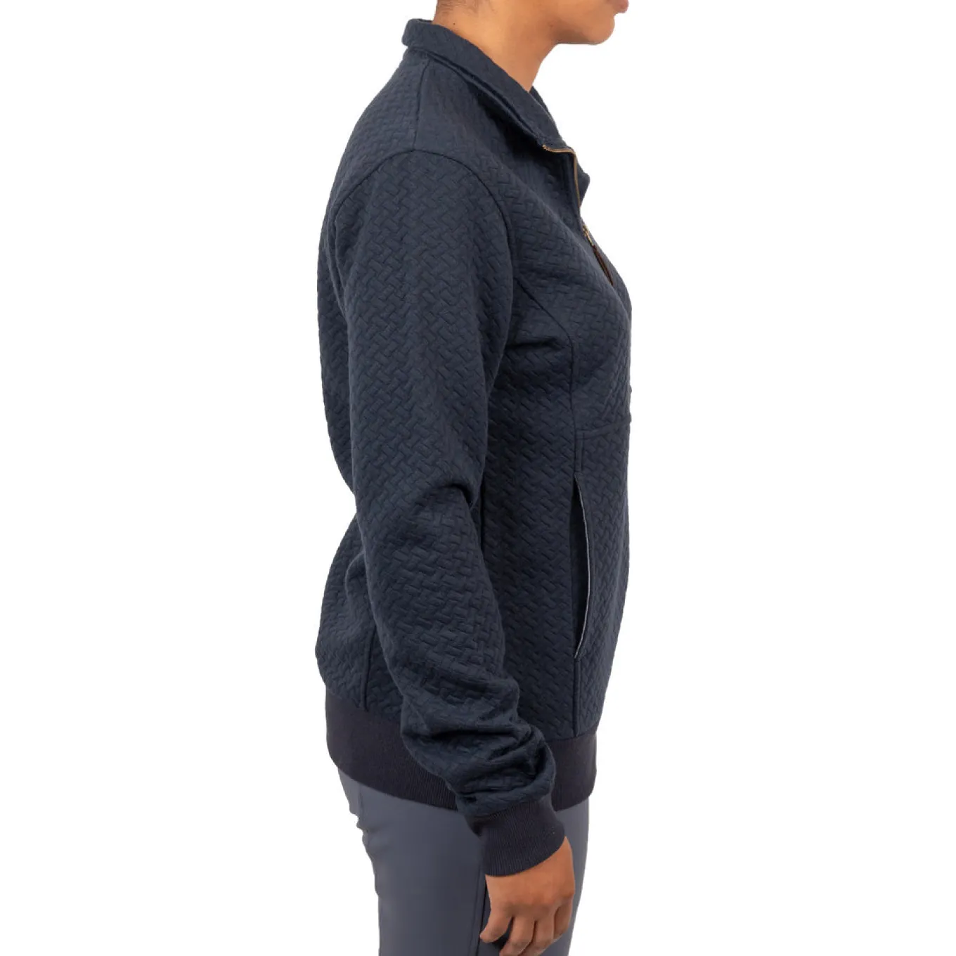 Aerion Adelia Quarter Zip Quilt Sweatshirt