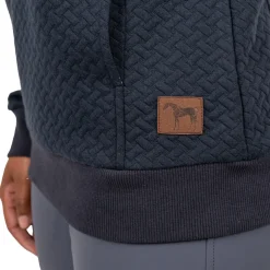 Aerion Adelia Quarter Zip Quilt Sweatshirt