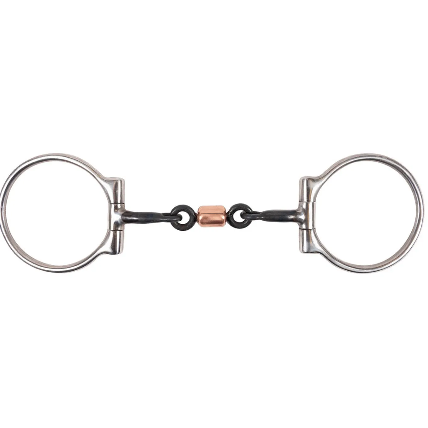 Antique Offset Dee Ring Bit W/ Copper Roller