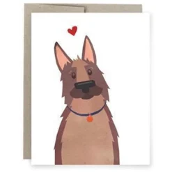 Art Of Melodious German Shepard Greeting Card