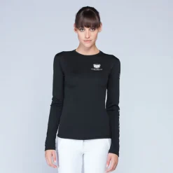 Asmar Equestrian Sustainable Long Sleeve Logo Tee