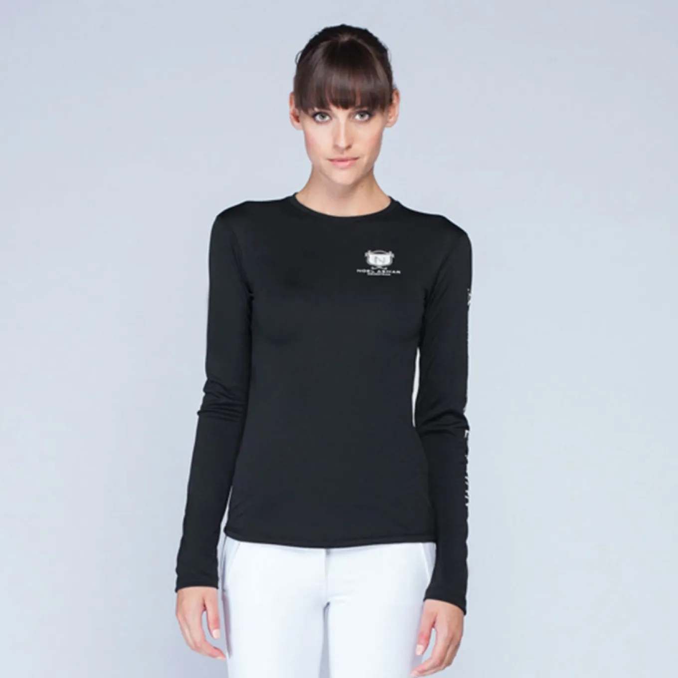 Asmar Equestrian Sustainable Long Sleeve Logo Tee