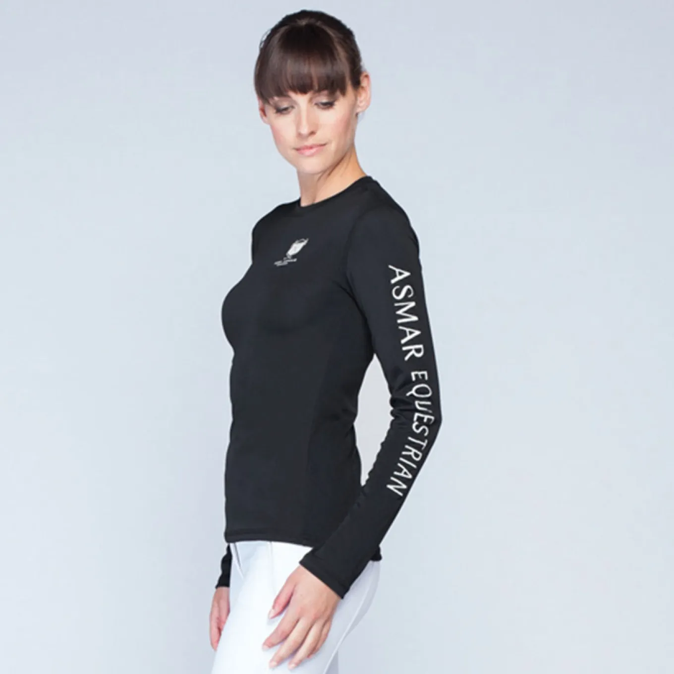 Asmar Equestrian Sustainable Long Sleeve Logo Tee