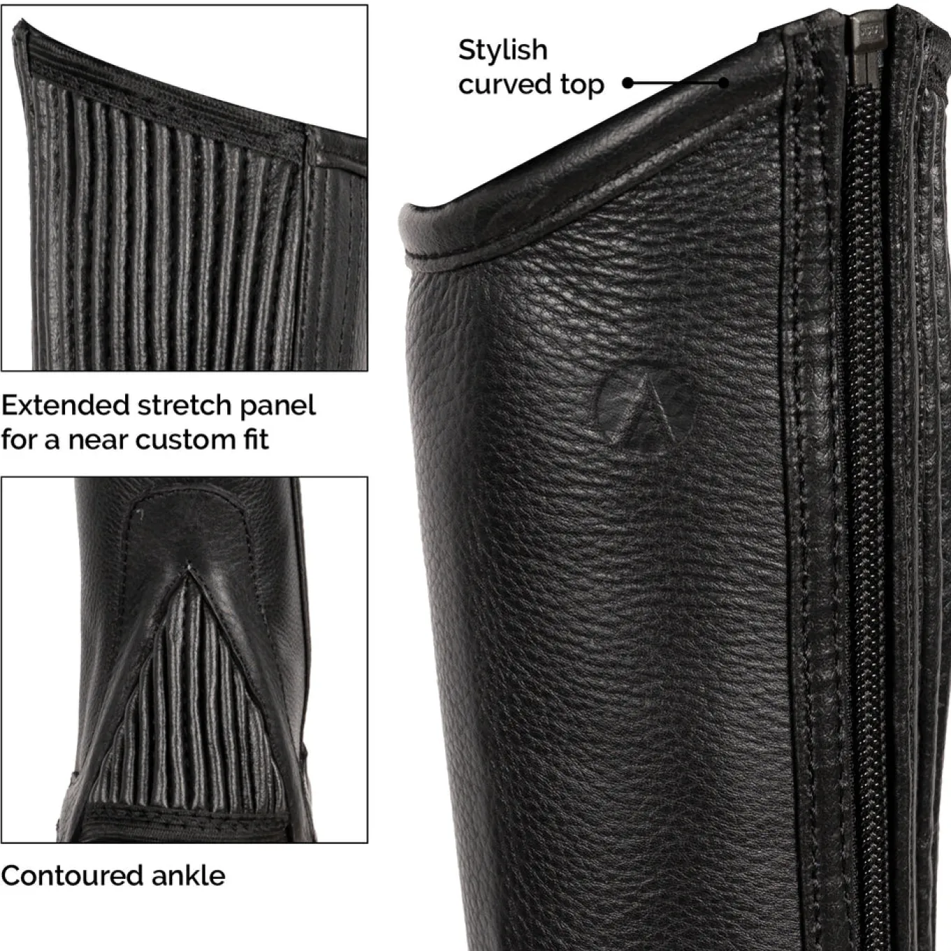 Auken FitMe Aspire Leather Half Chaps - Kids'