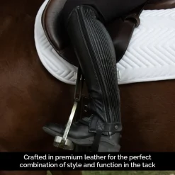 Auken FitMe Aspire Leather Half Chaps - Kids'