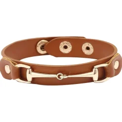 AWST Vegan Leather Snaffle Bit Bracelet