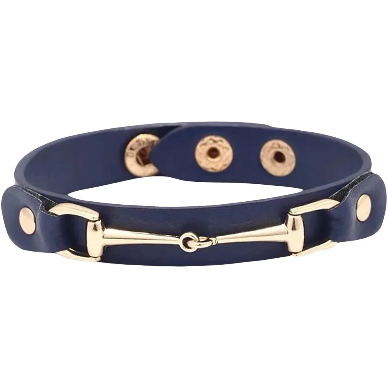 AWST Vegan Leather Snaffle Bit Bracelet