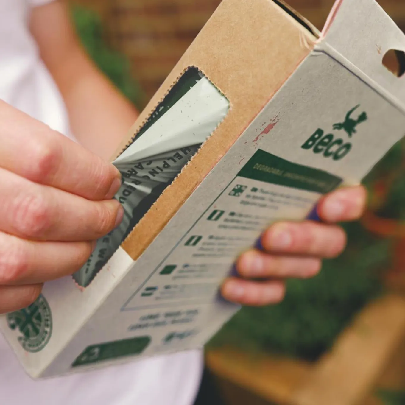 Beco Compostable Unscented Poop Bags W/ Handle - Pack of 96