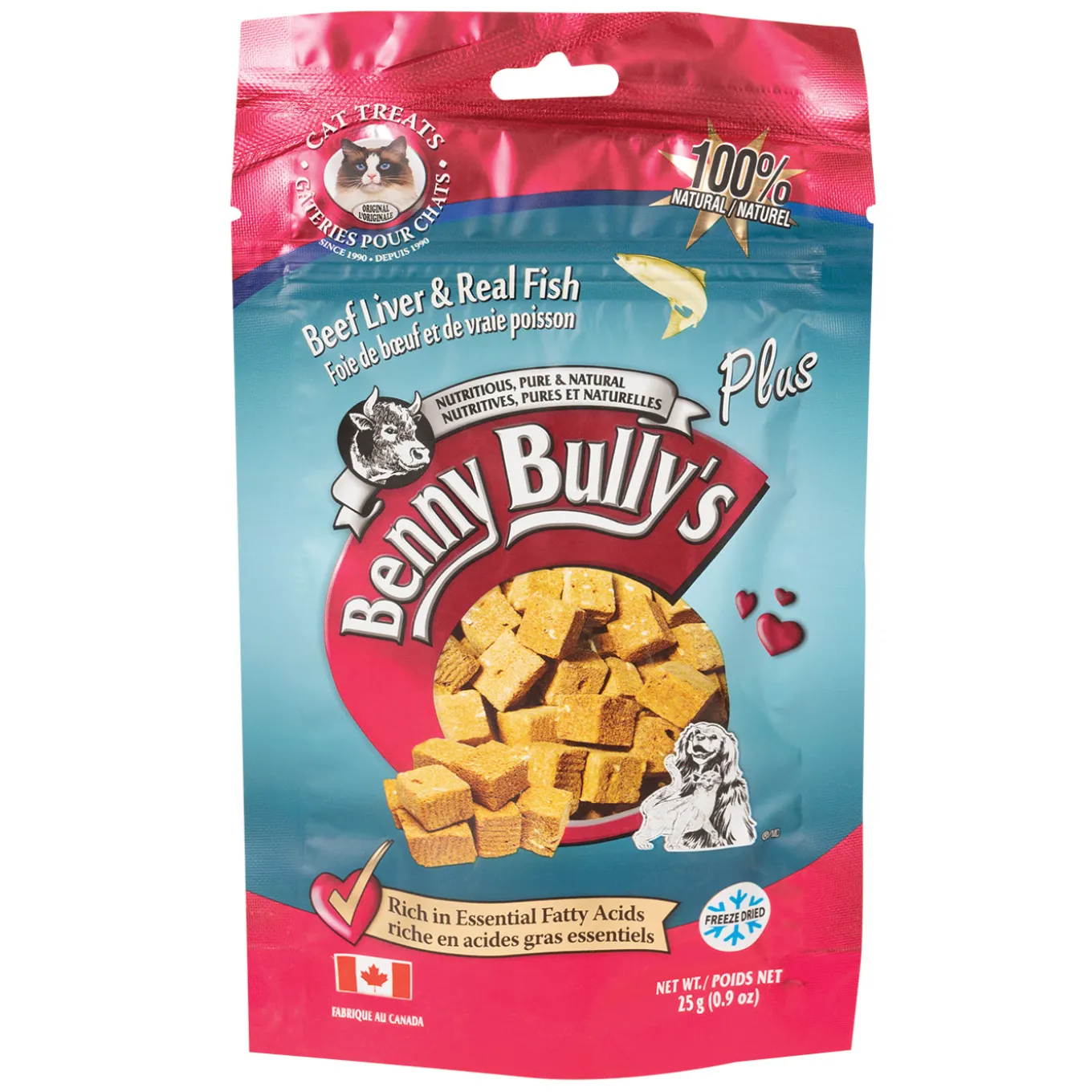 Benny Bully's Liver Plus Fish Cat Treats 25 g
