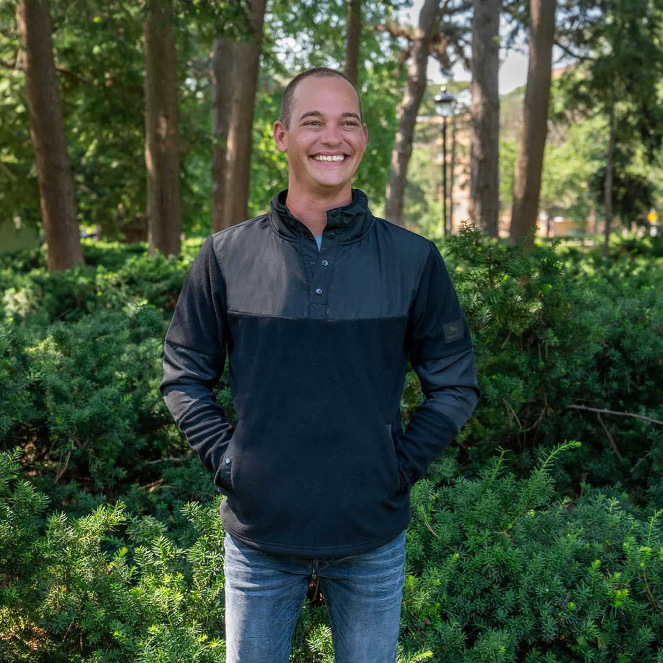 Black Label Randy Fleece Top - Men's