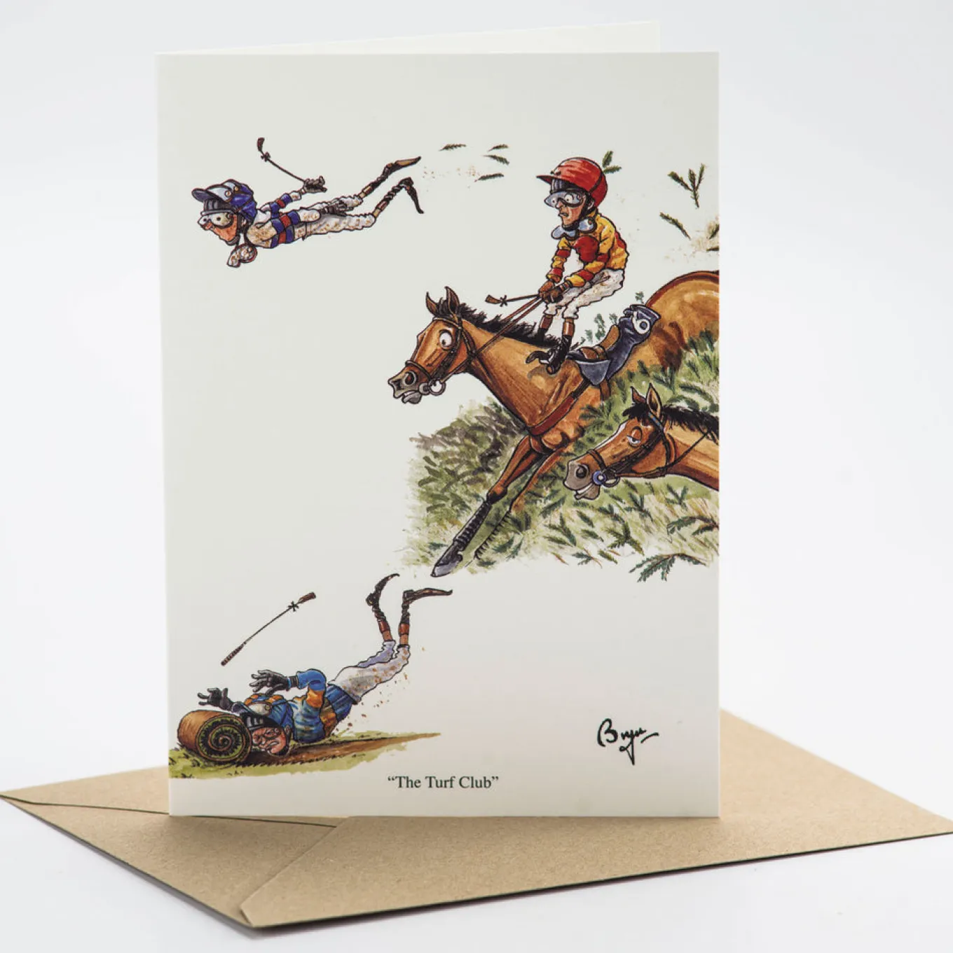 Bryn Parry The Turf Club Greeting Card