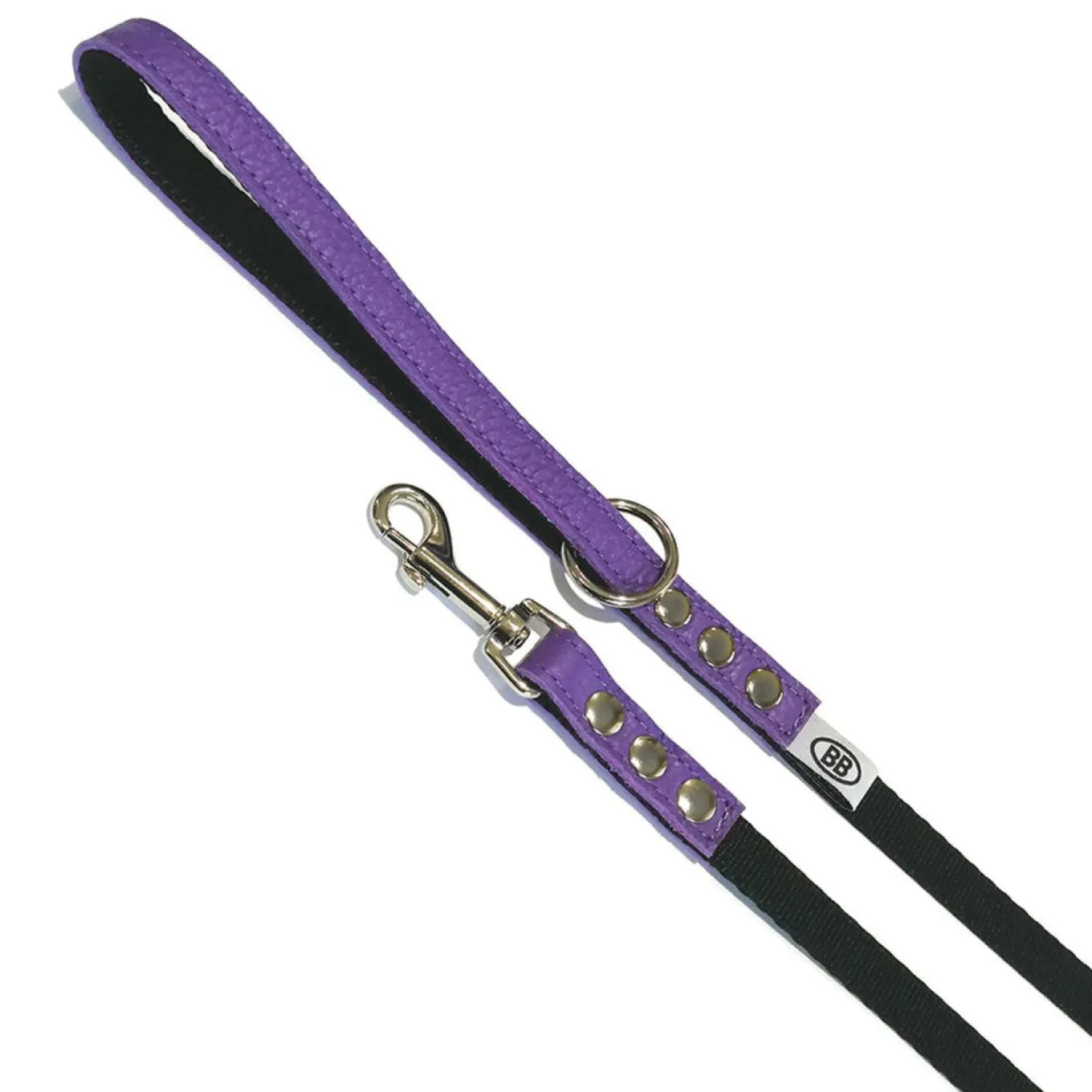 Buddy Belt Accent Leather & Nylon Leash 1.3 cm x 1.2 m