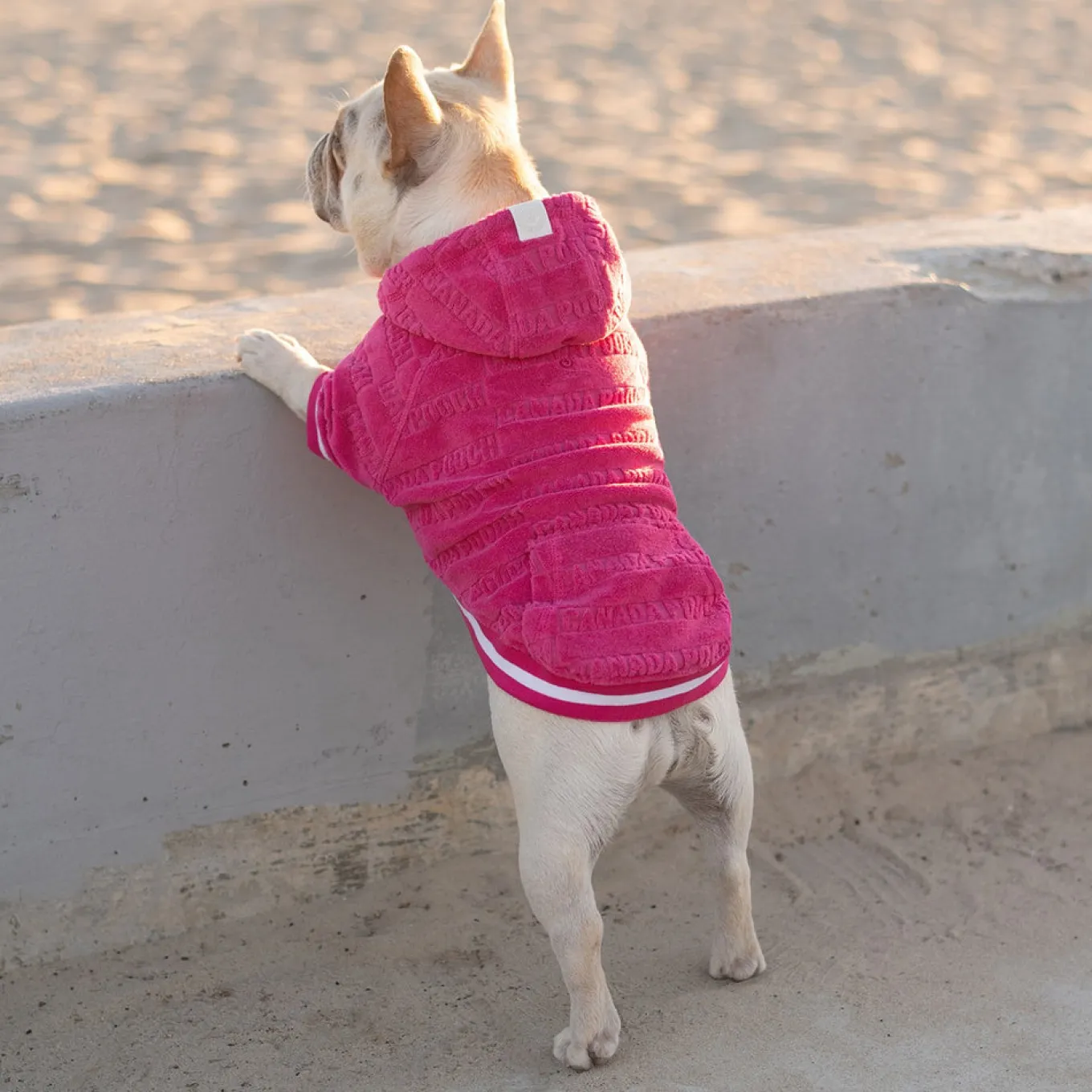 Canada Pooch Beach Bum Towel Hoodie