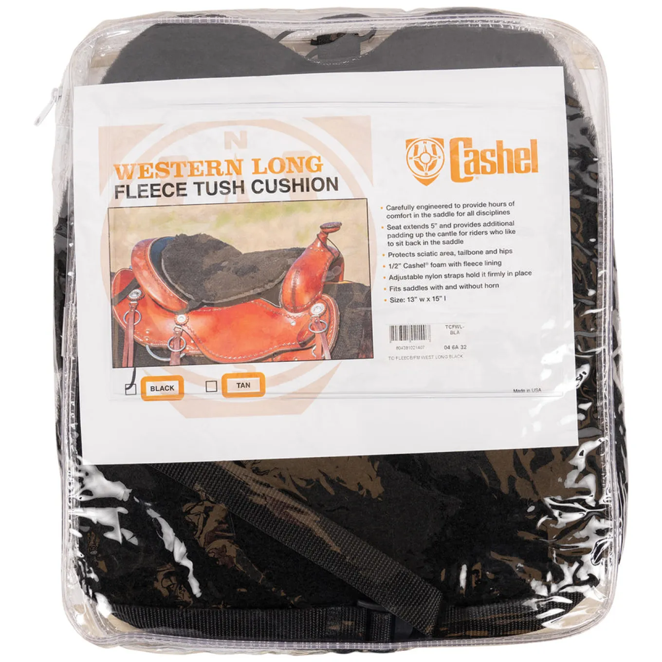 Cashel Western Fleece Tush Cushion - Long