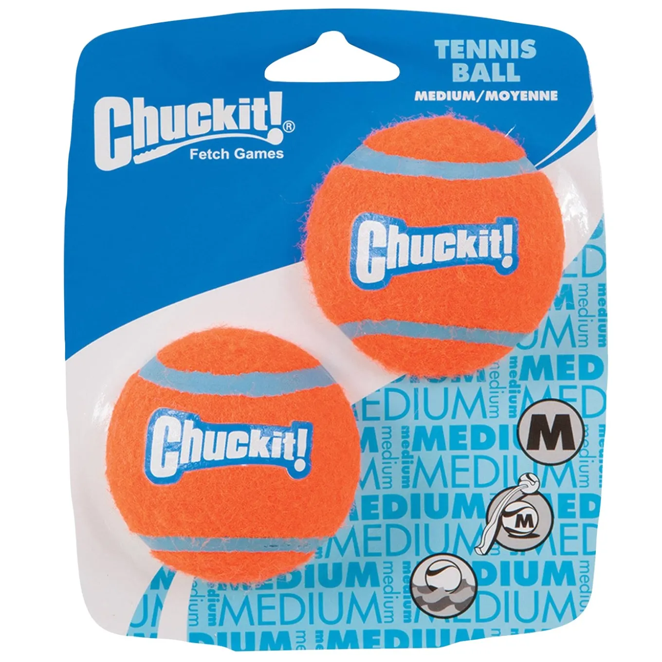 Chuckit! Tennis Ball Medium - Pack of 2