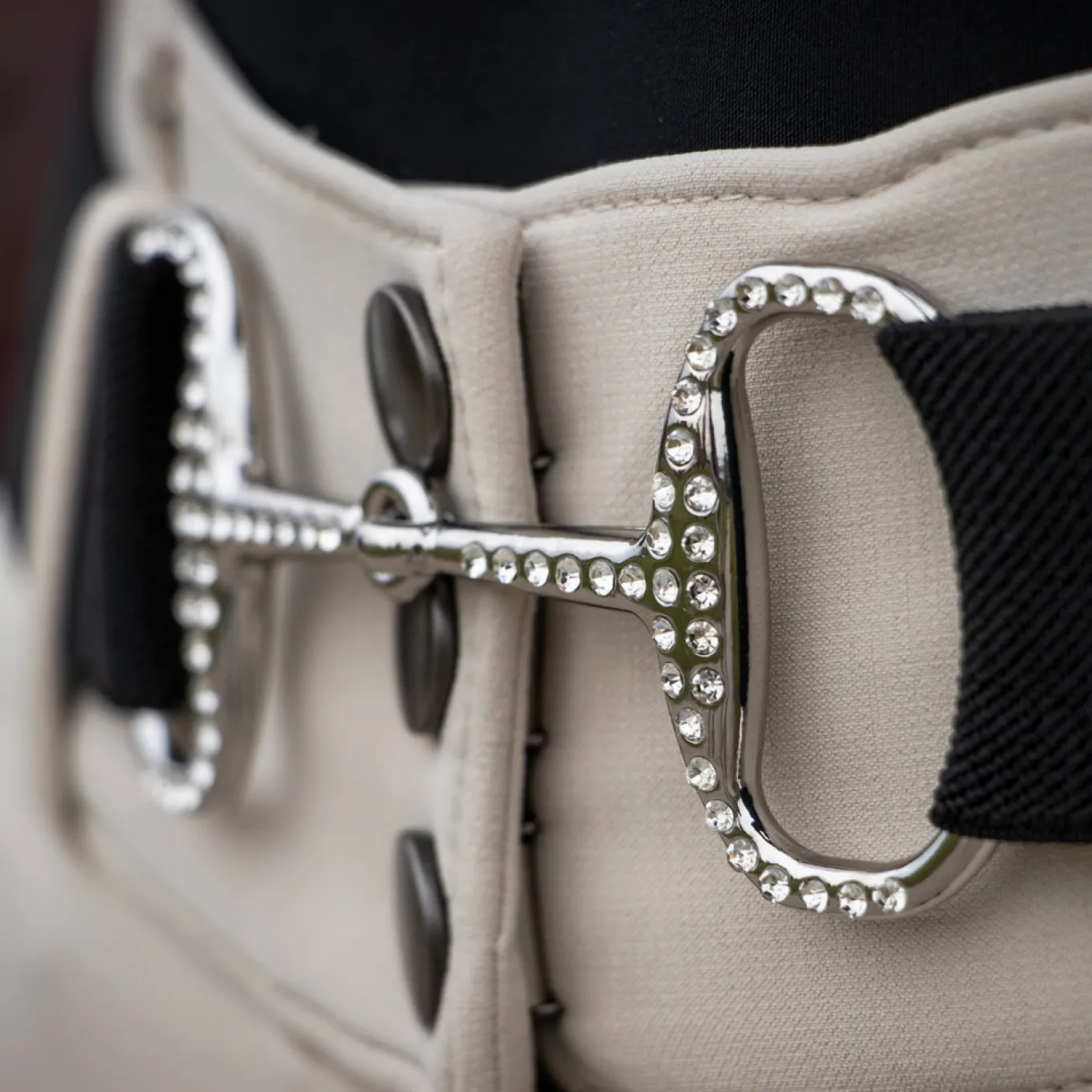 Cinto Crystal Diamante Bit Performance Stretch Belt