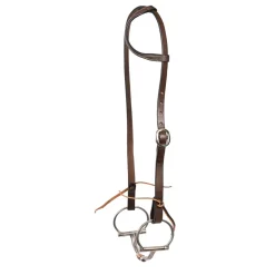 Copper Canyon Single Ply One Ear Headstall W/ Ties