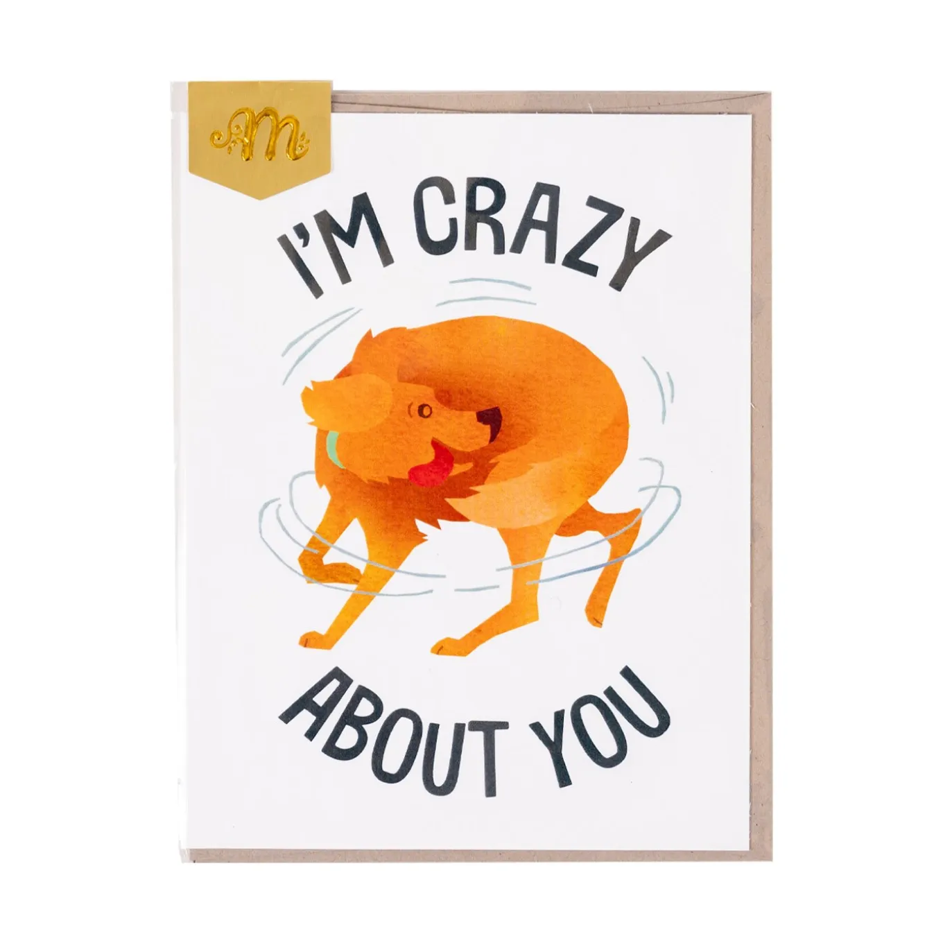 Crazy Tail Greeting Card