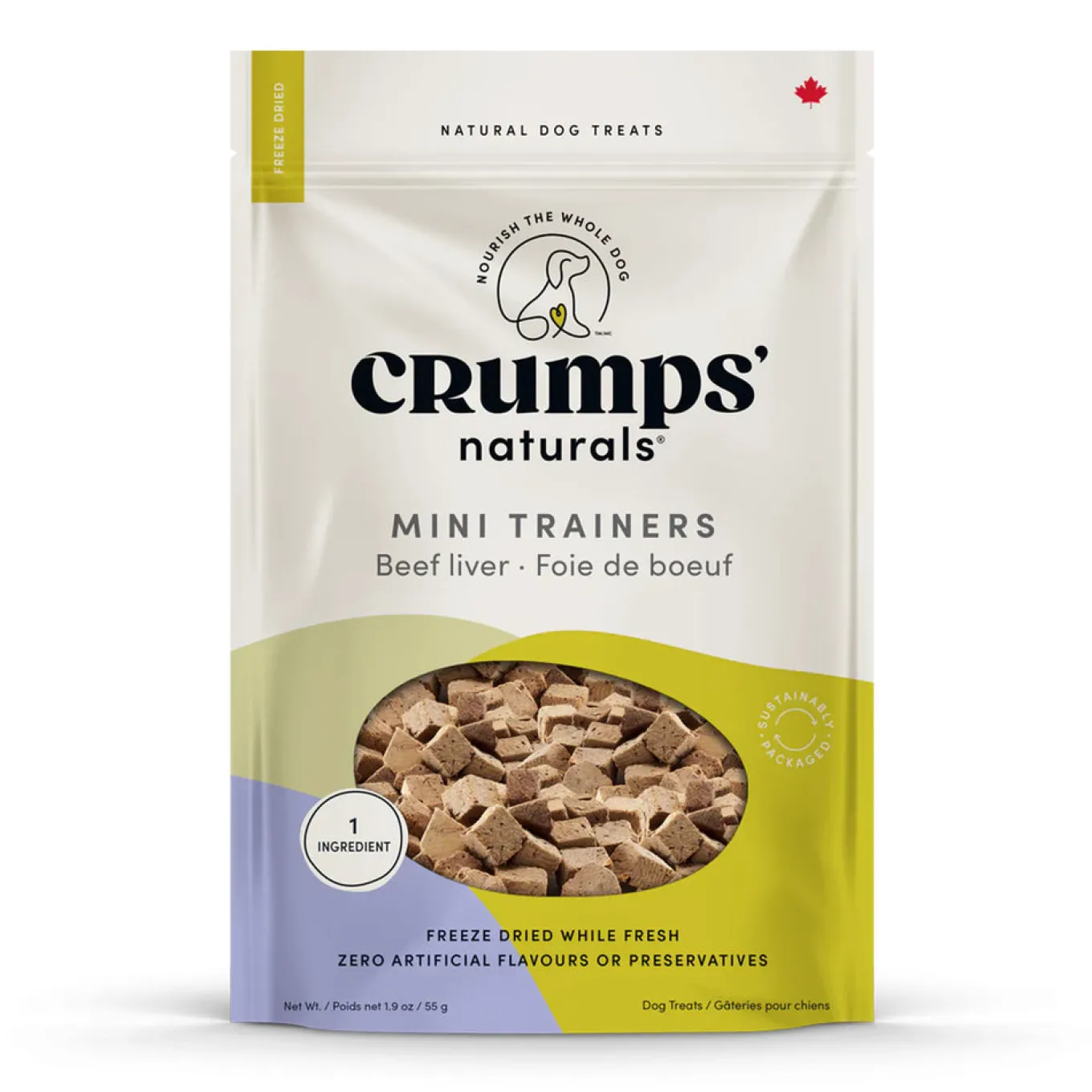 Crumps Freeze-Dried Beef Liver Mini Trainers 126 g