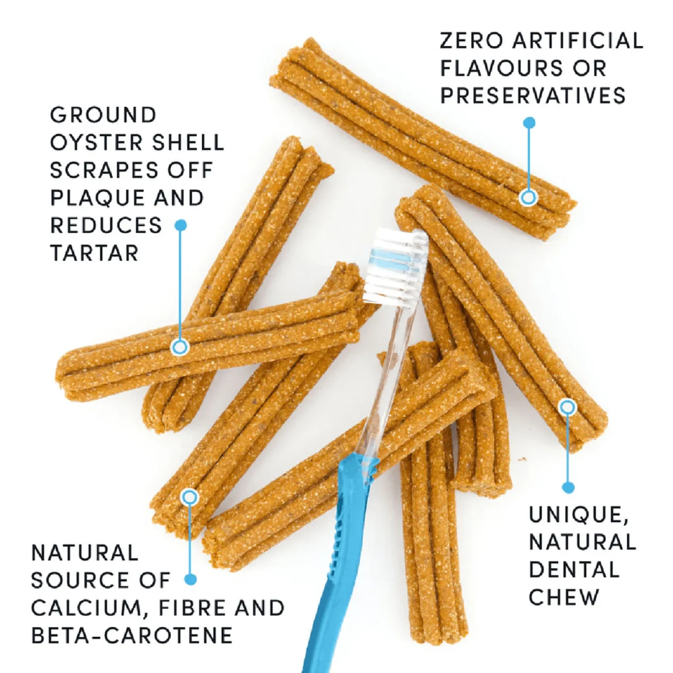 Crumps Plaque Busters Pumpkin Spice Dog Chews 18 cm