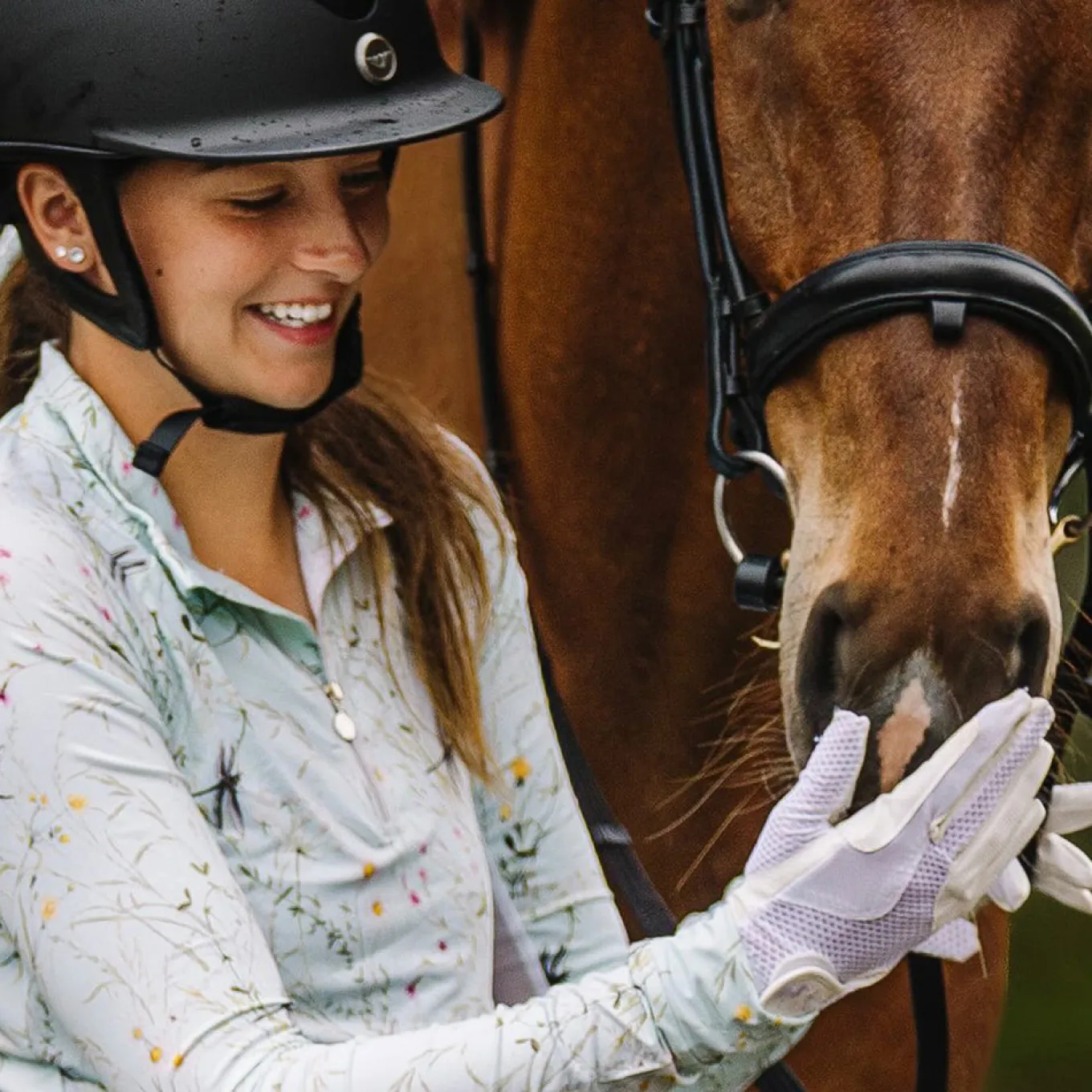 Dapplebay Quarter Zip Light Long Sleeve Riding Top