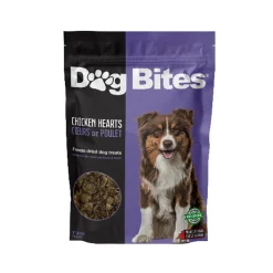 Dog Bites Freeze Dried Chicken Hearts Dog Treats 175 g