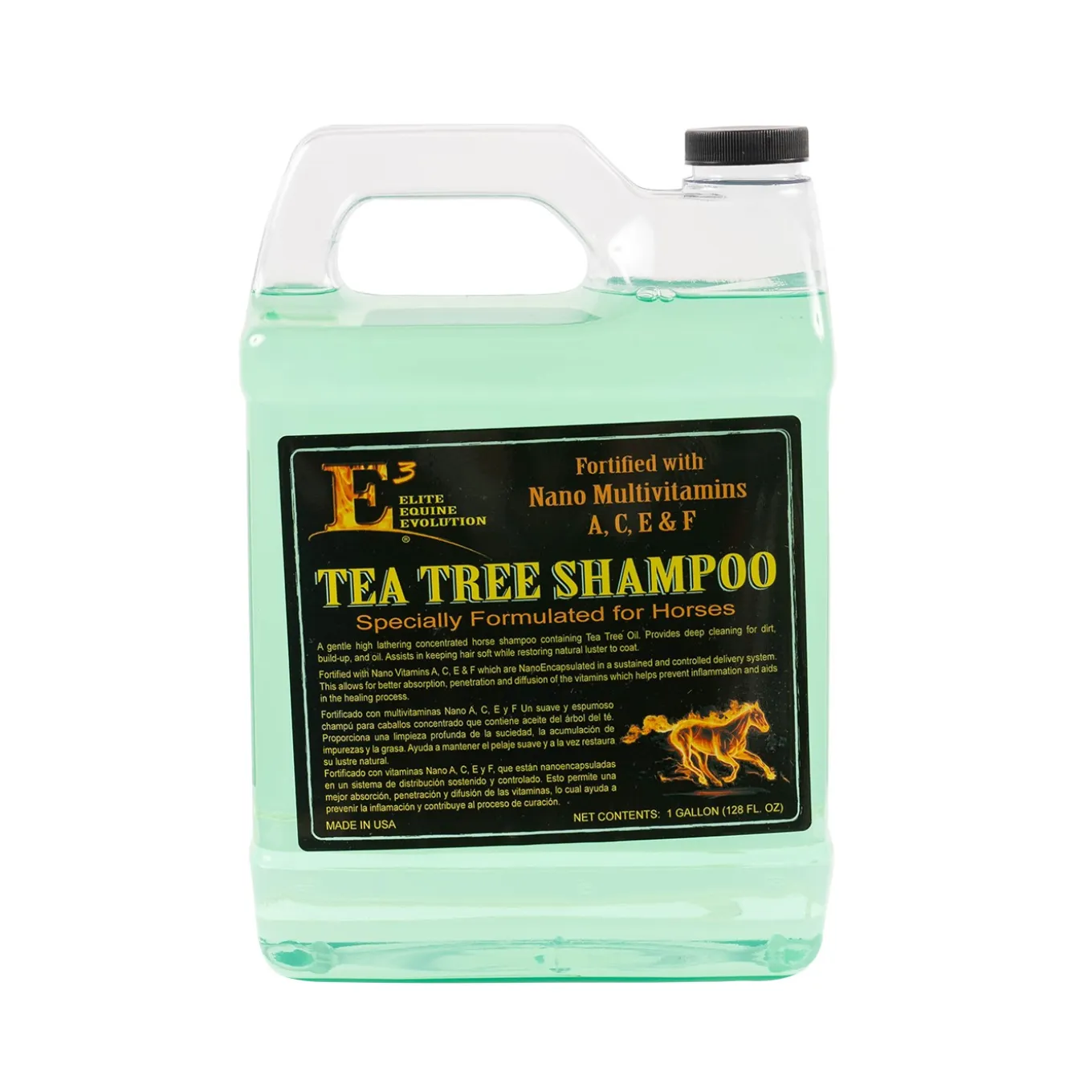 E3 Elite Equine Tea Tree Shampoo 3.78 L