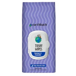 Earthbath Rosemary & Chamomile Tushy Wipes - 100 Count