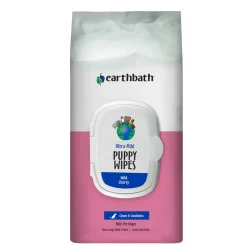 Earthbath Ultra-Mild Wild Cherry Puppy Wipes - 100 Count