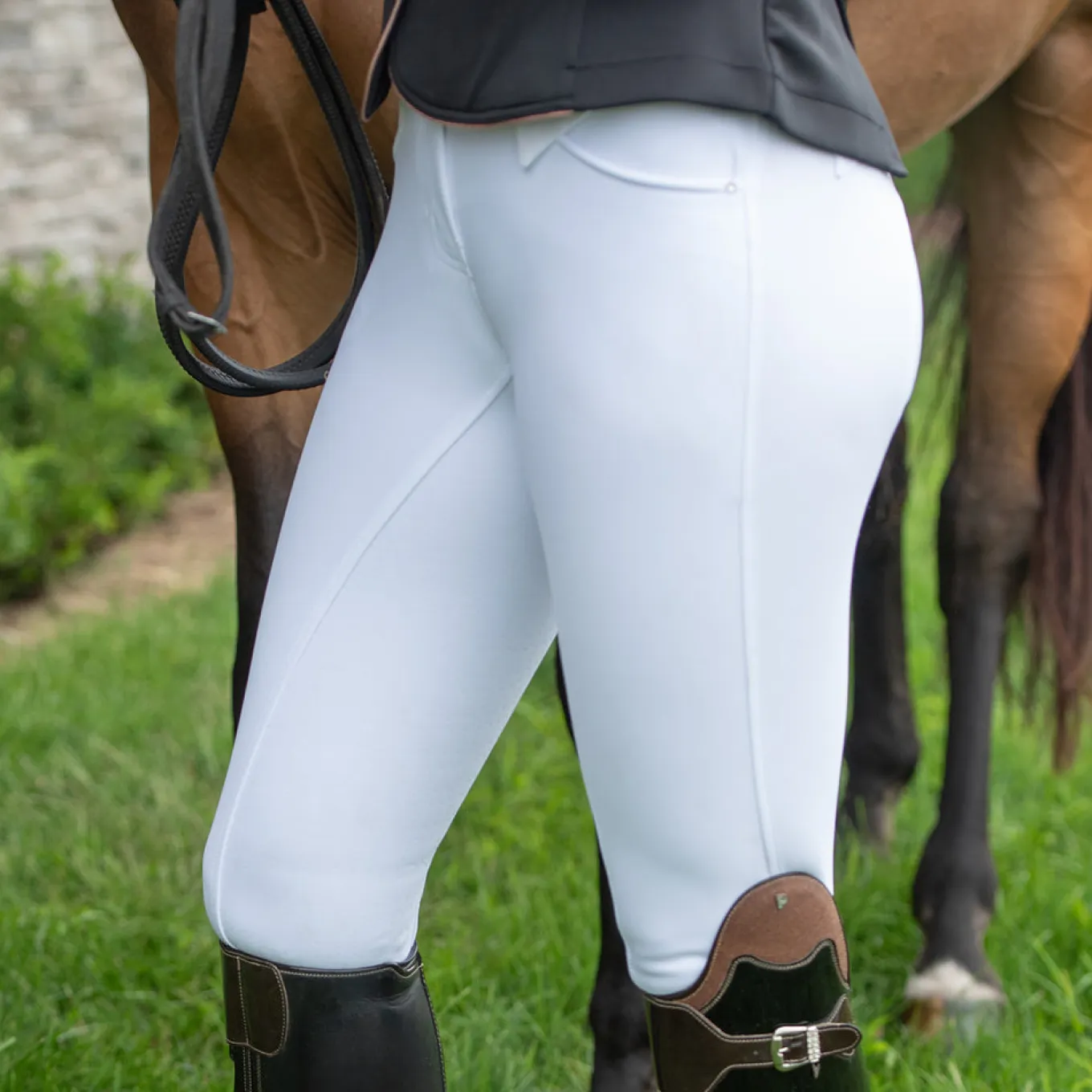Elation Diamond Gramercy Full Seat Show Breech