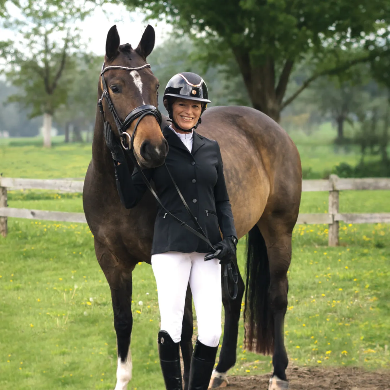 Elation Diamond Gramercy Full Seat Show Breech