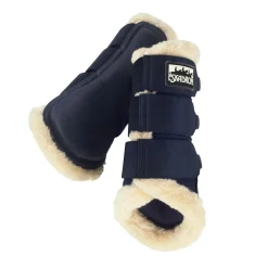Eskadron Mesh Faux Fur Brushing Boots