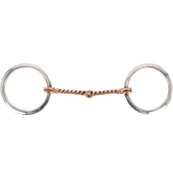 EvoEq Flat Ring Copper Twisted Mouth Bit