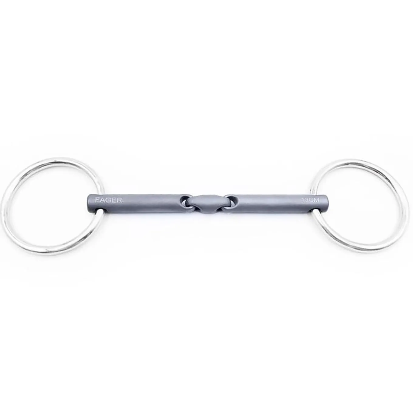 Fager Madeleine Titanium Double-Jointed Loose Ring Bit