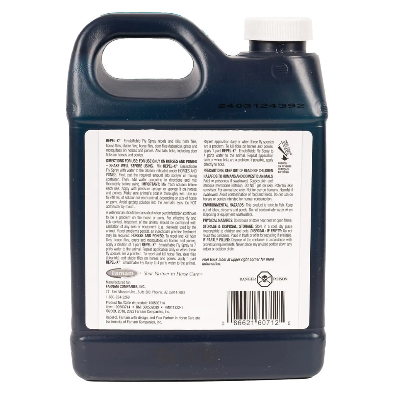 Farnam Repel-Xp Concentrate Fly Spray 946 mL