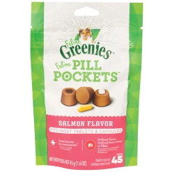 Feline Greenies Salmon Pill Pockets Cat Treats 17 g