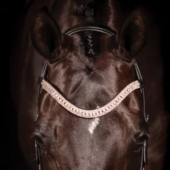 FFE Couture Patent Dressage Snaffle Bridle