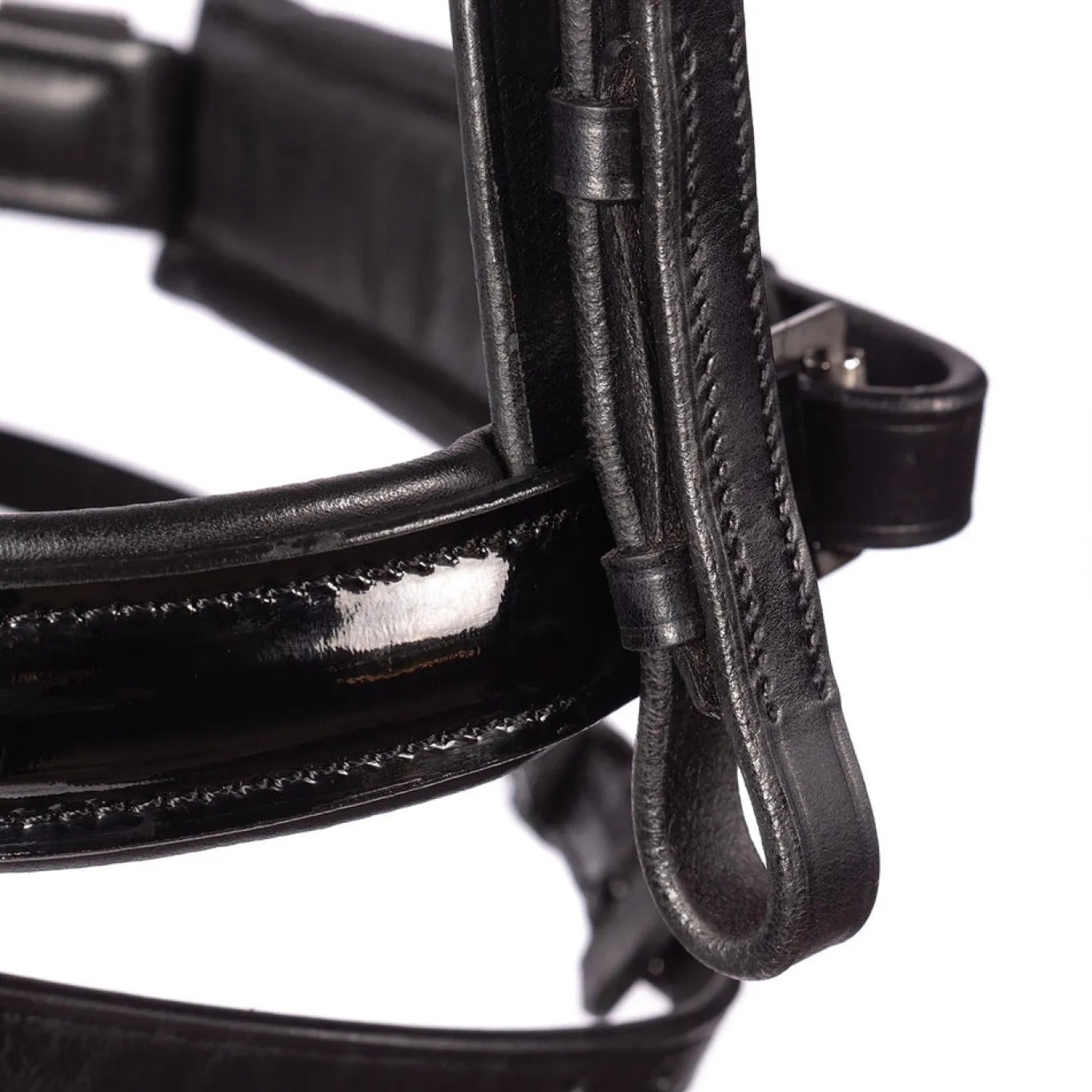 FFE Couture Patent Dressage Snaffle Bridle
