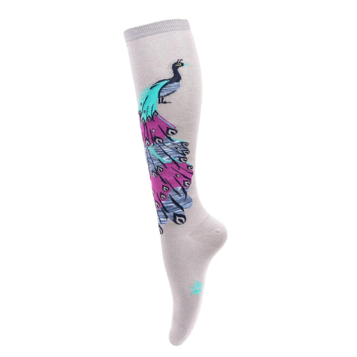 Four White Socks x Sock It To Me A Fan-tastic Tail Knee High Socks