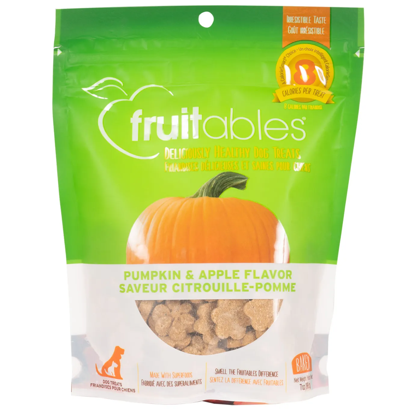 Fruitables Pumpkin & Apple Treats Dog Treats 198 g