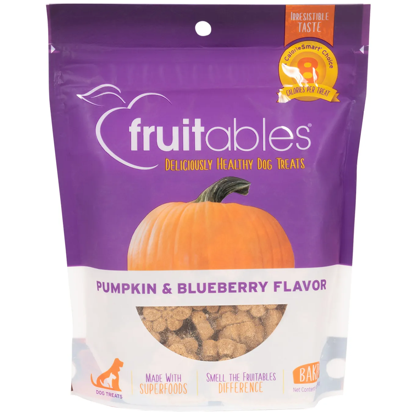 Fruitables Pumpkin & Blueberry Treats Dog Treats 198 g