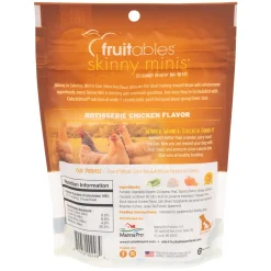 Fruitables Skinny Minis Chewy Rotisserie Chicken Dog Treats 141 g
