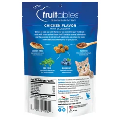 Fruitables Wildly Natural Chicken & Blueberry Crunchy Cat Treats 70 g