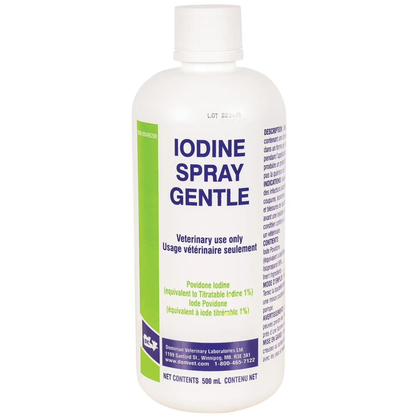 Gentle Iodine Spray 1% 500 mL