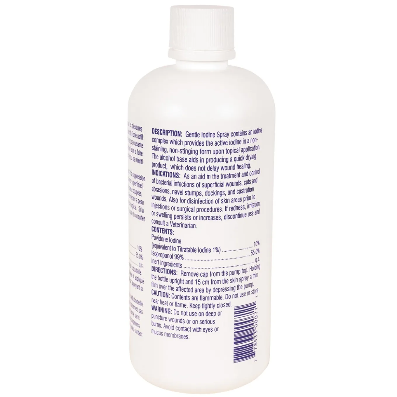 Gentle Iodine Spray 1% 500 mL