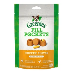 Greenies Pill Pockets Large Dogs Chicken Dog Treats 224 g