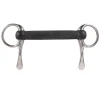 Half Cheek Rubber Straight Bit