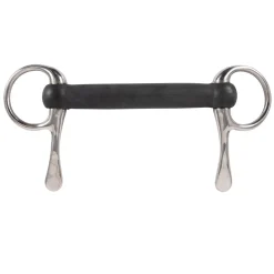 Half Cheek Rubber Straight Bit