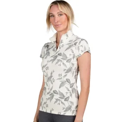 Kastel Denmark Cap Sleeve Print Shirt
